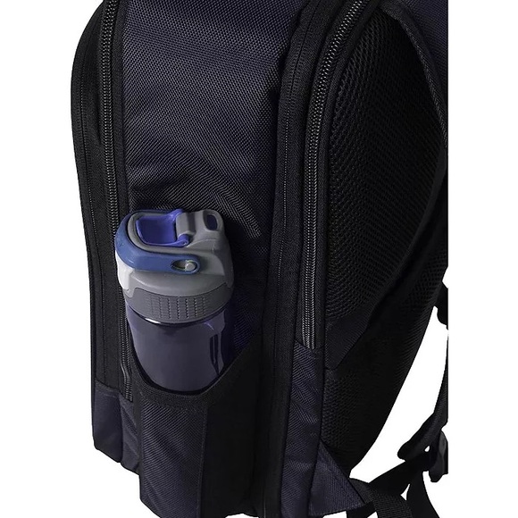 LOT 2 Kenneth Cole Reaction Brooklyn Commuter 16" Backpack - Navy and Charcoal - Picture 10 of 15